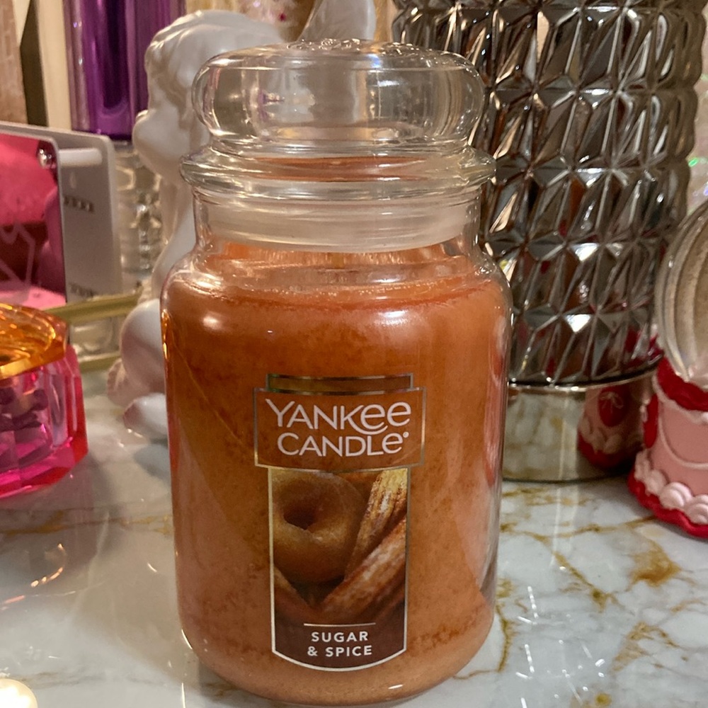 Yankee Candle Sugar & Spice Candle Large Jar
